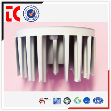 White painted custom made heatsink casting